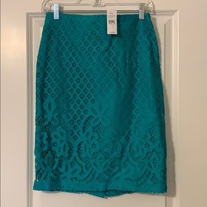 Ann Taylor LOFT lace skirt